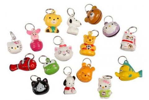 Cat collars, novelty collar bells, key rings, and more