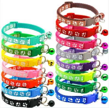 Cat Collars - 15 colours to choose from - quick release clasp